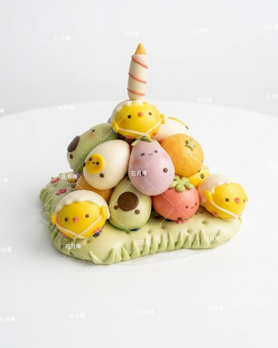 小朋友生日蛋糕替代選擇－Birthday Bun 12個卡通饅頭塔
