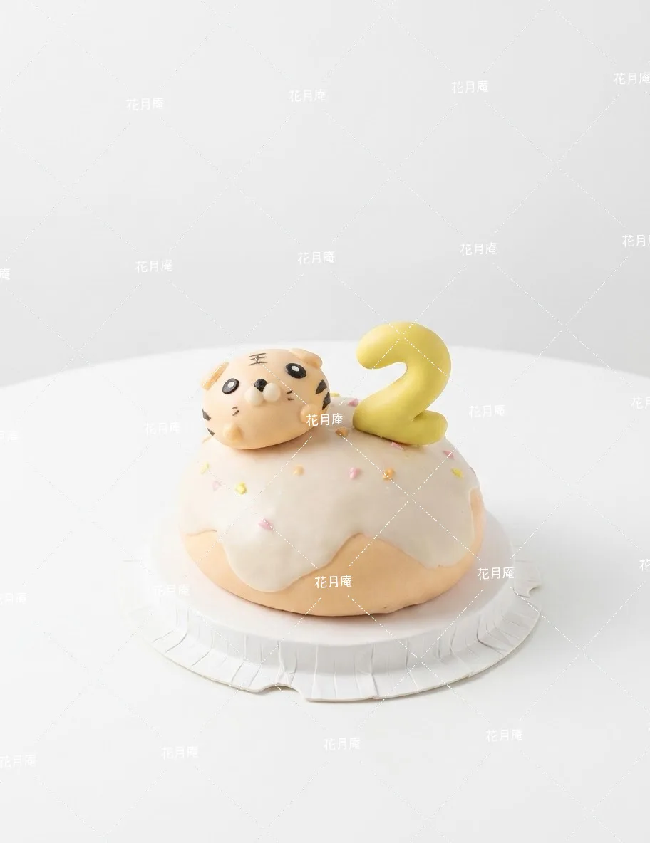 小朋友兩歲生日約4吋卡通饅頭